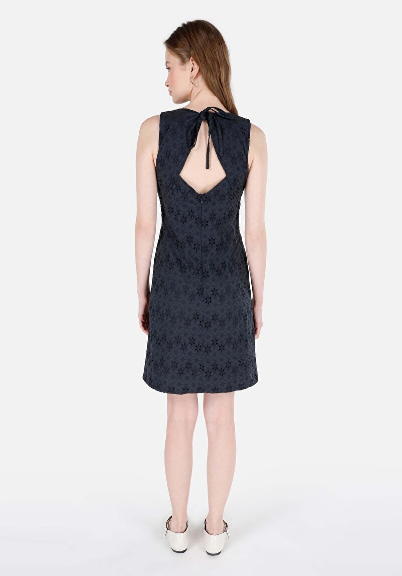 Slim Fit Kadın Lacivert Elbise