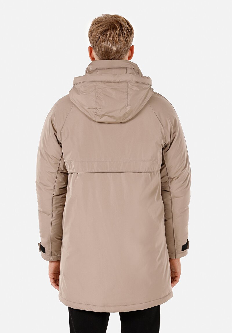 Regular Fit Erkek Bej Kaban