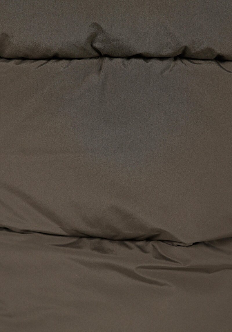 Slim Fit Çıt Çıt Düğmeli Erkek Yeşil Mont