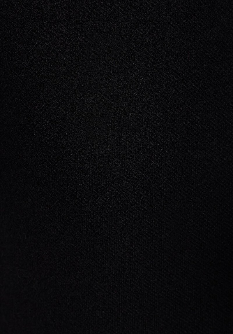 Regular Fit     Erkek Siyah Kaban