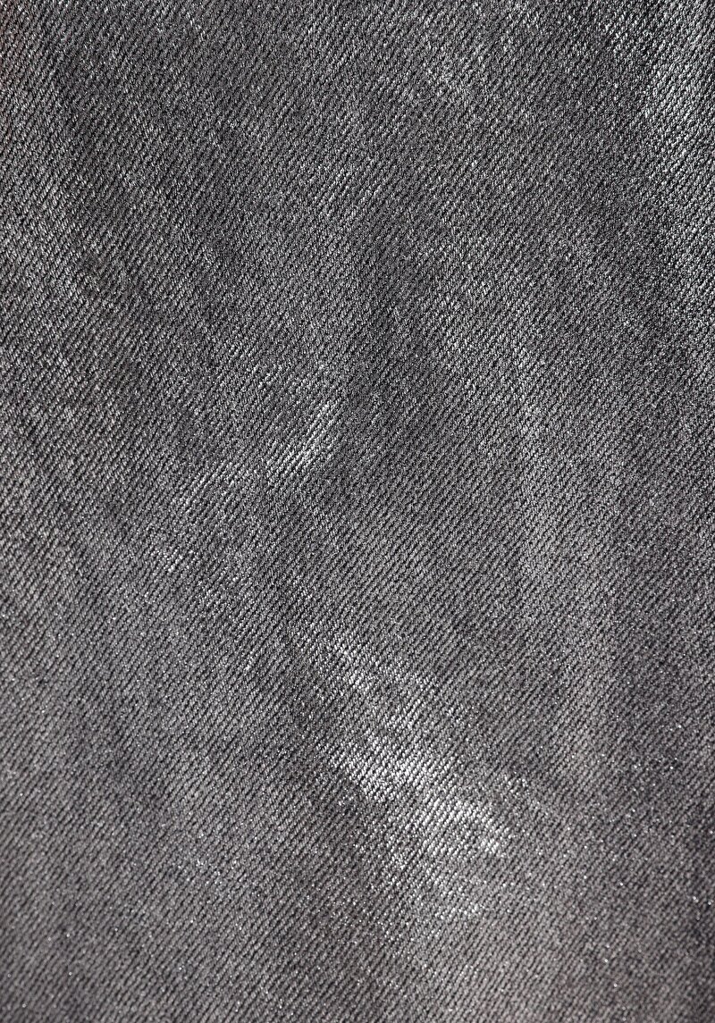 Regular Fit   Kadın Siyah Jean Pantolon