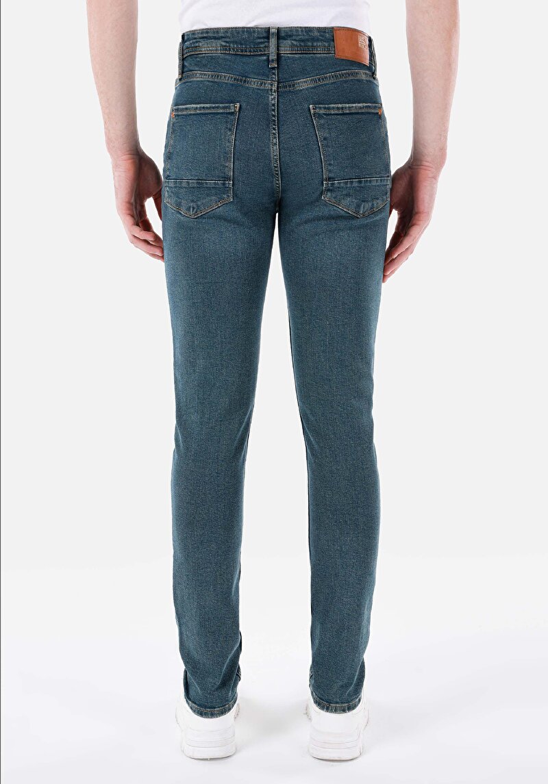 Straight Fit Erkek Siyah Jean Pantolon