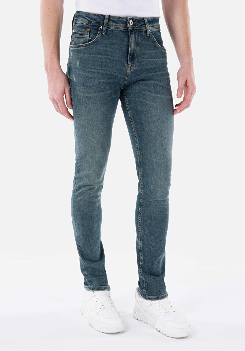 Straight Fit Erkek Siyah Jean Pantolon