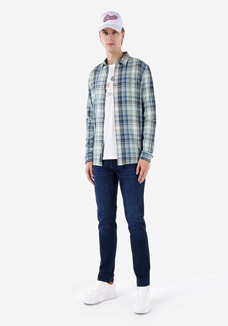 Straight Fit Erkek Denim Jean Pantolon