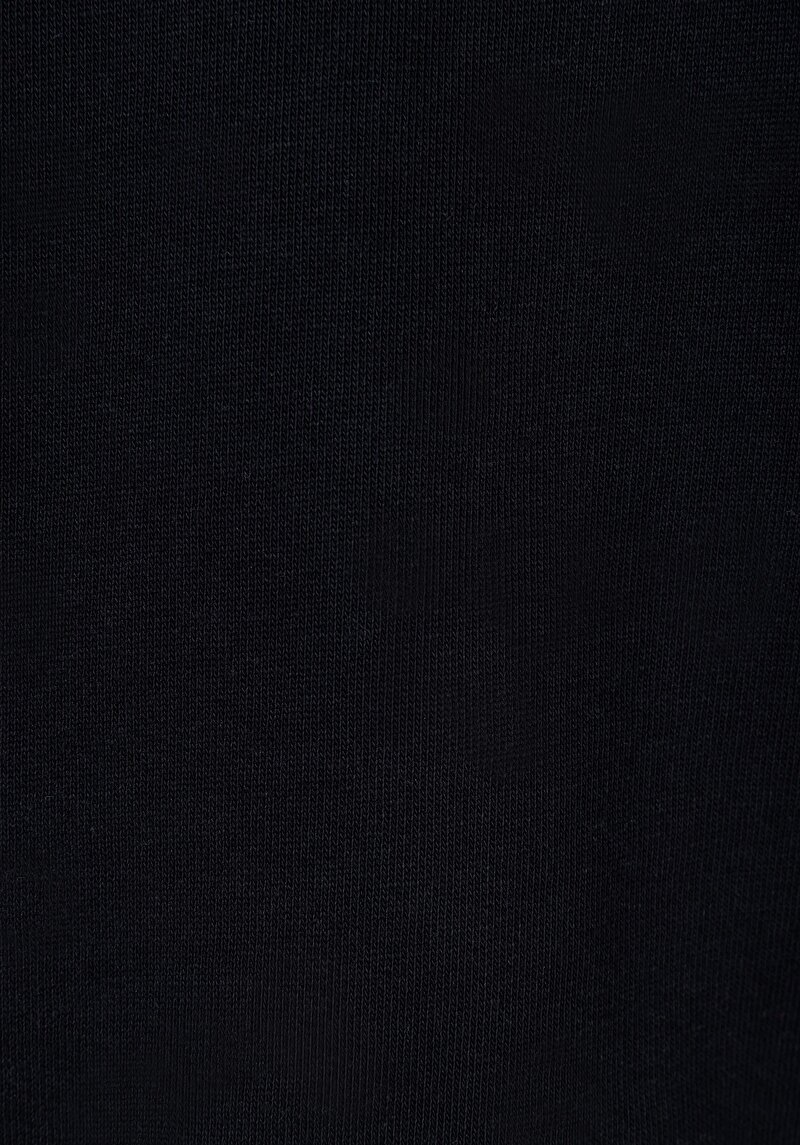 Regular Fit Kapüşonlu Nakışlı Kadın Siyah Sweatshirt