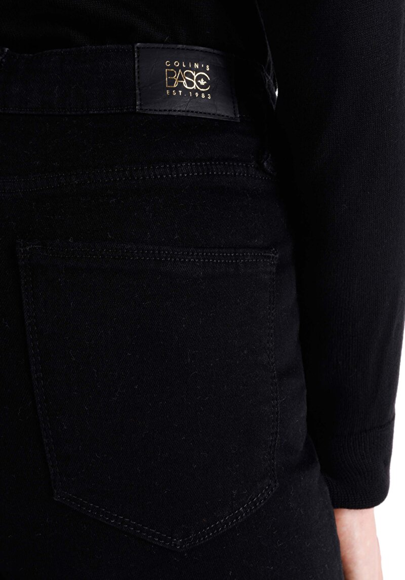 Regular Fit Orta Bel Bootcut Kadın Denim Jean Pantolon
