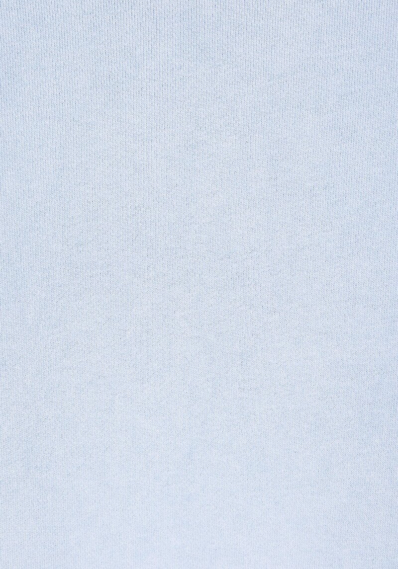 Regular Fit Yuvarlak Yaka Baskılı Kadın Mavi Sweatshirt