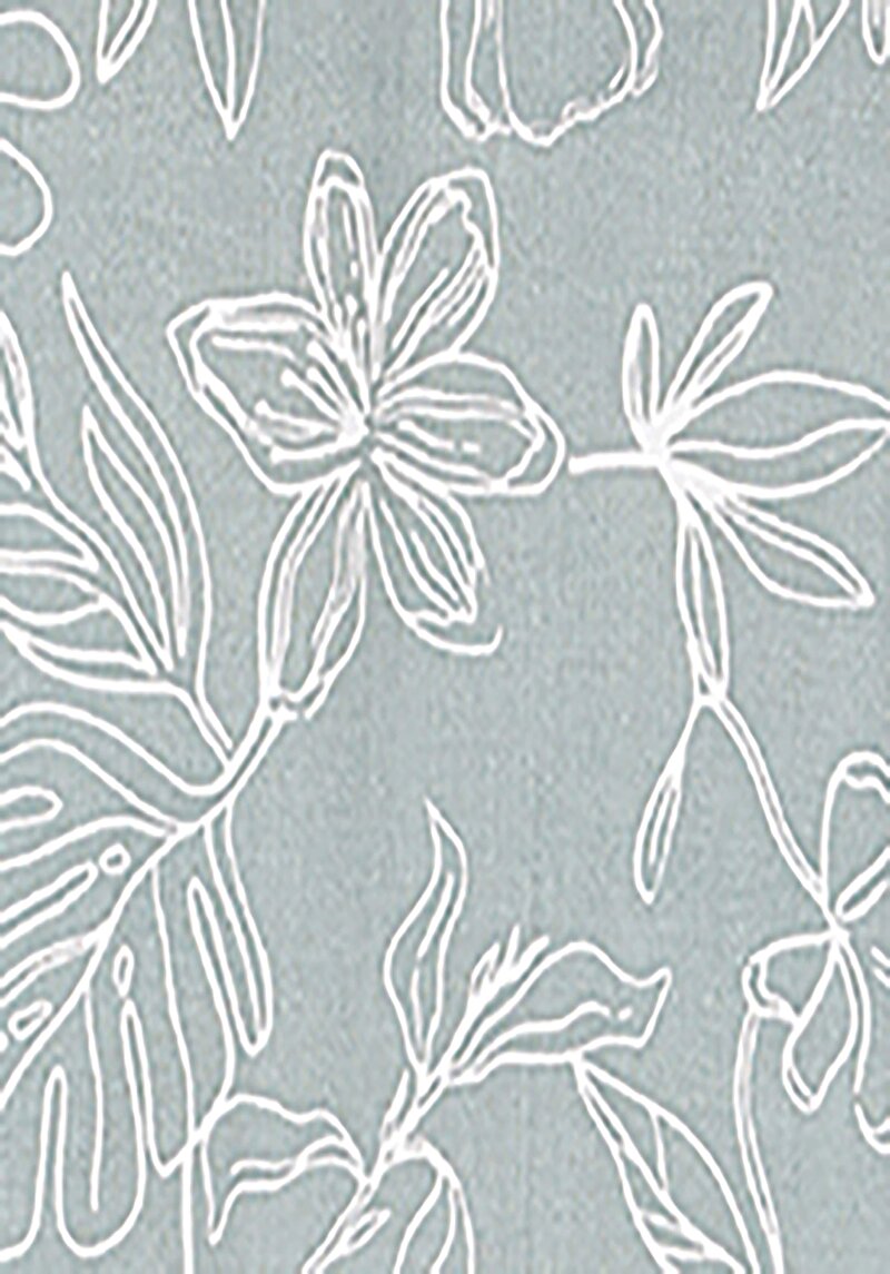 Regular Fit Shirt Neck Çiçekli Kadın Yeşil Kısa Kol Gömlek