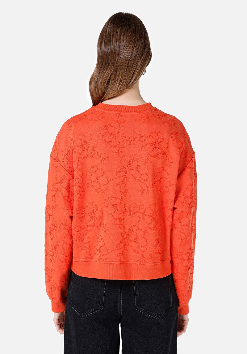 Regular Fit   Kadın Turuncu Sweatshirt Cl1067302