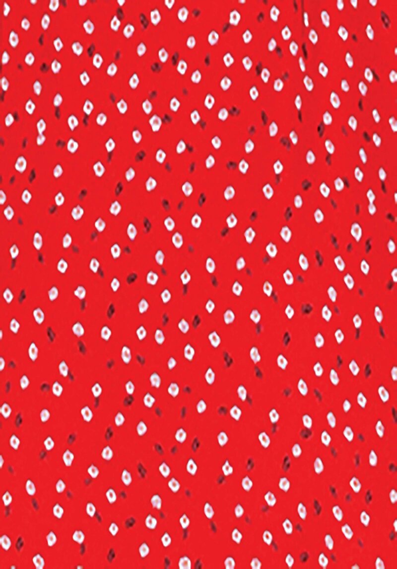 Viskozlu Slim Fit Kadın Kirmizi Elbise