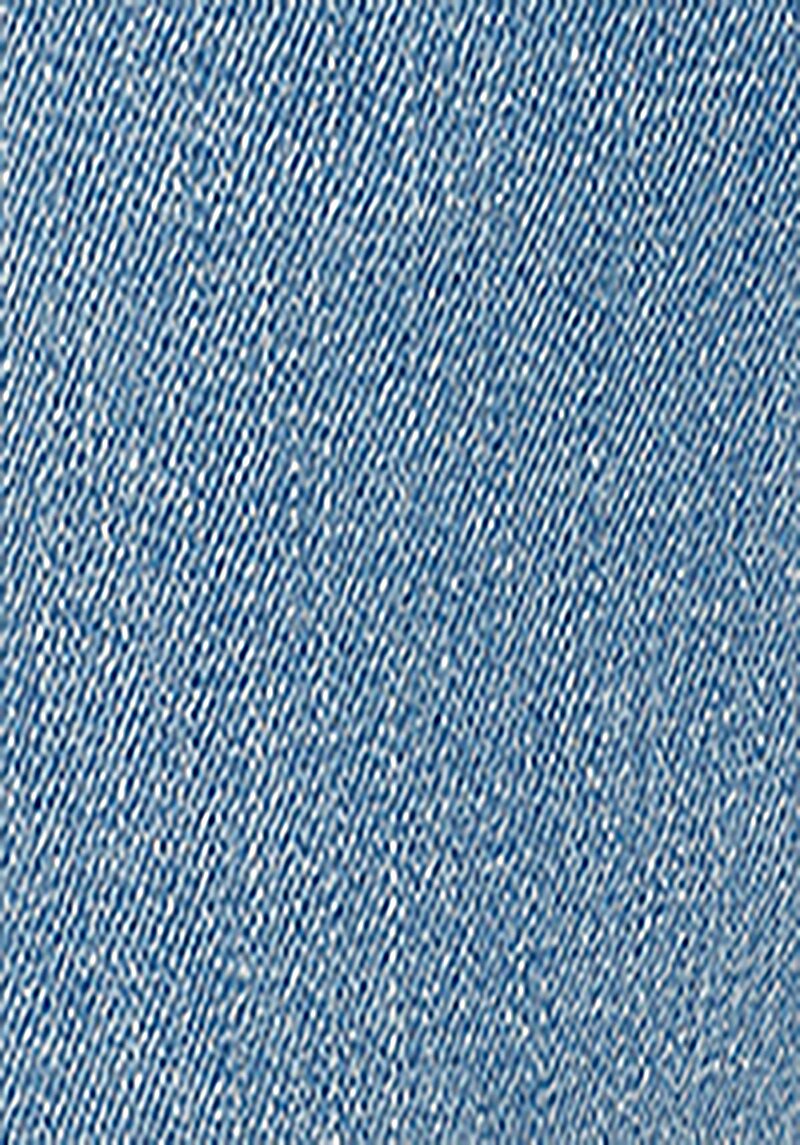 Regular Fit Yüksek Bel Geniş Paça Kadın Denim Jean Pantolon