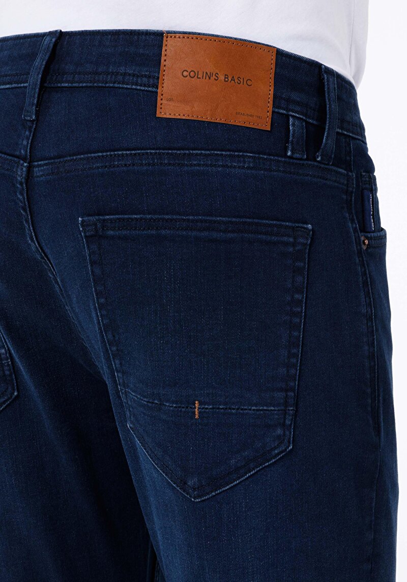 Regular Fit   Erkek İndigo Jean Pantolon