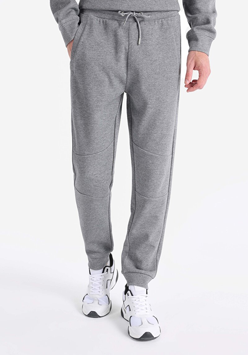 Regular Fit Orta Bel Erkek Antrasit Eşofman Altı