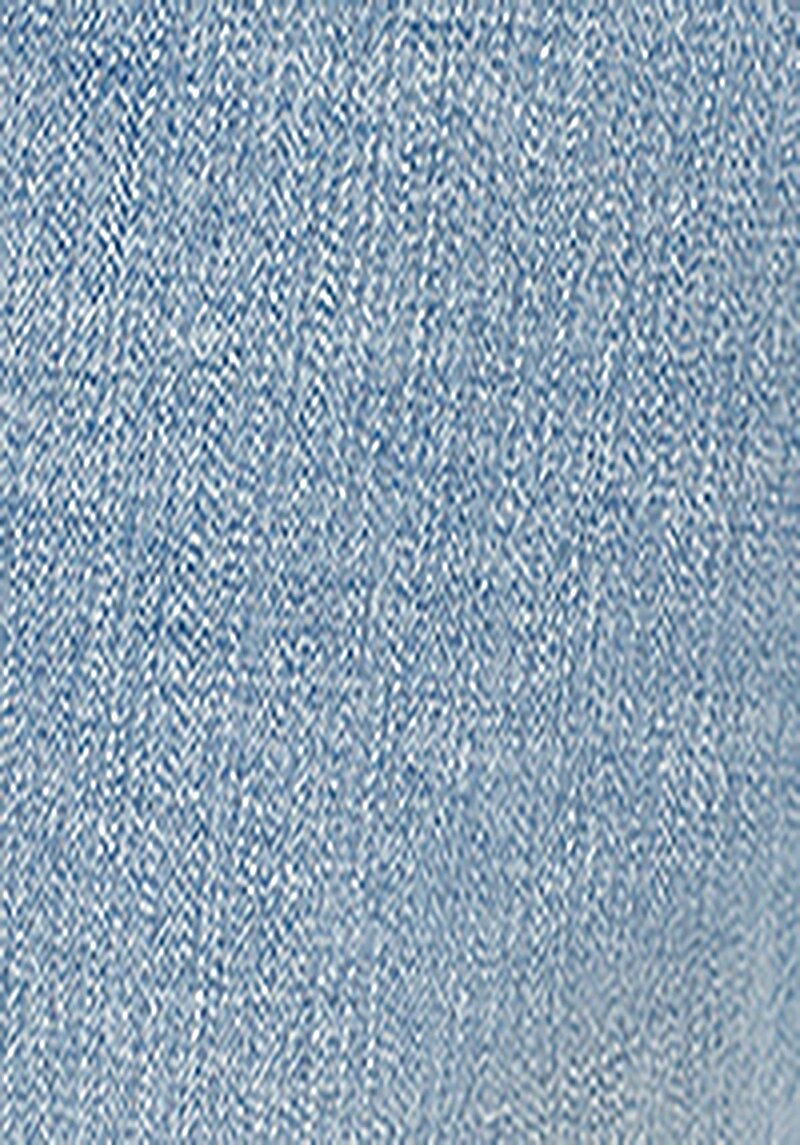 Straight Fit Düşük Bel  Erkek İndigo Jean Şort