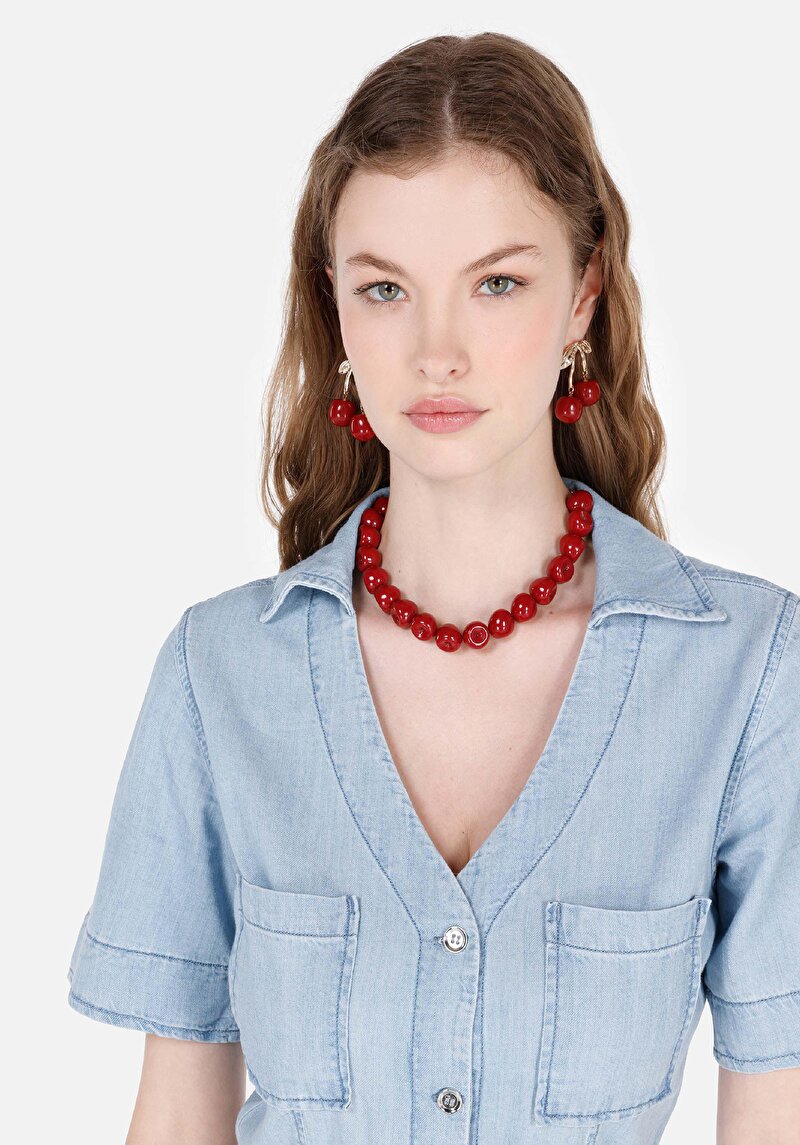 Slim Fit Düz Kadın Beyaz Kısa Kol Elbise