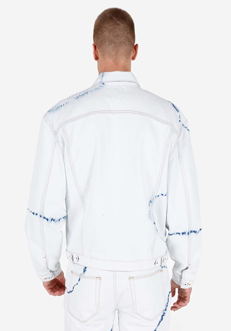 Oversize Fit Erkek Bej Ceket