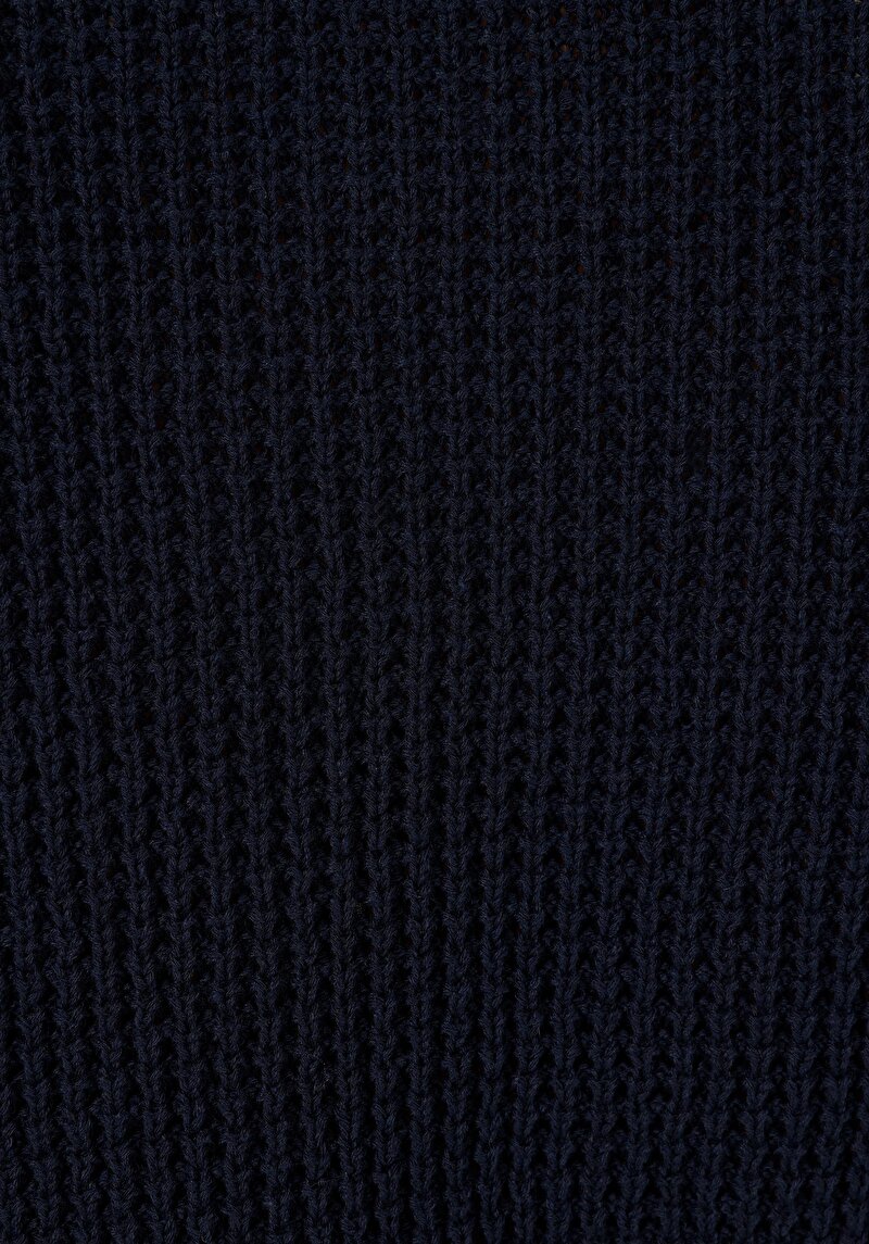 Regular Fit Polo Yaka  Erkek Lacivert Kazak