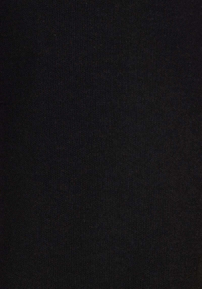 Slim Fit Orta Bel Düz Erkek Siyah Eşofman Altı