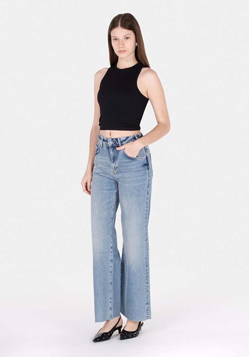 Regular Fit Kadın Denim Jean Pantolon