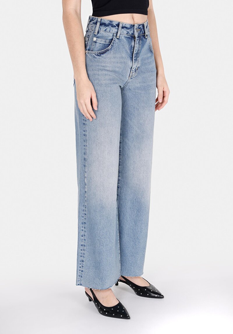 Regular Fit   Kadın Denim Jean Pantolon