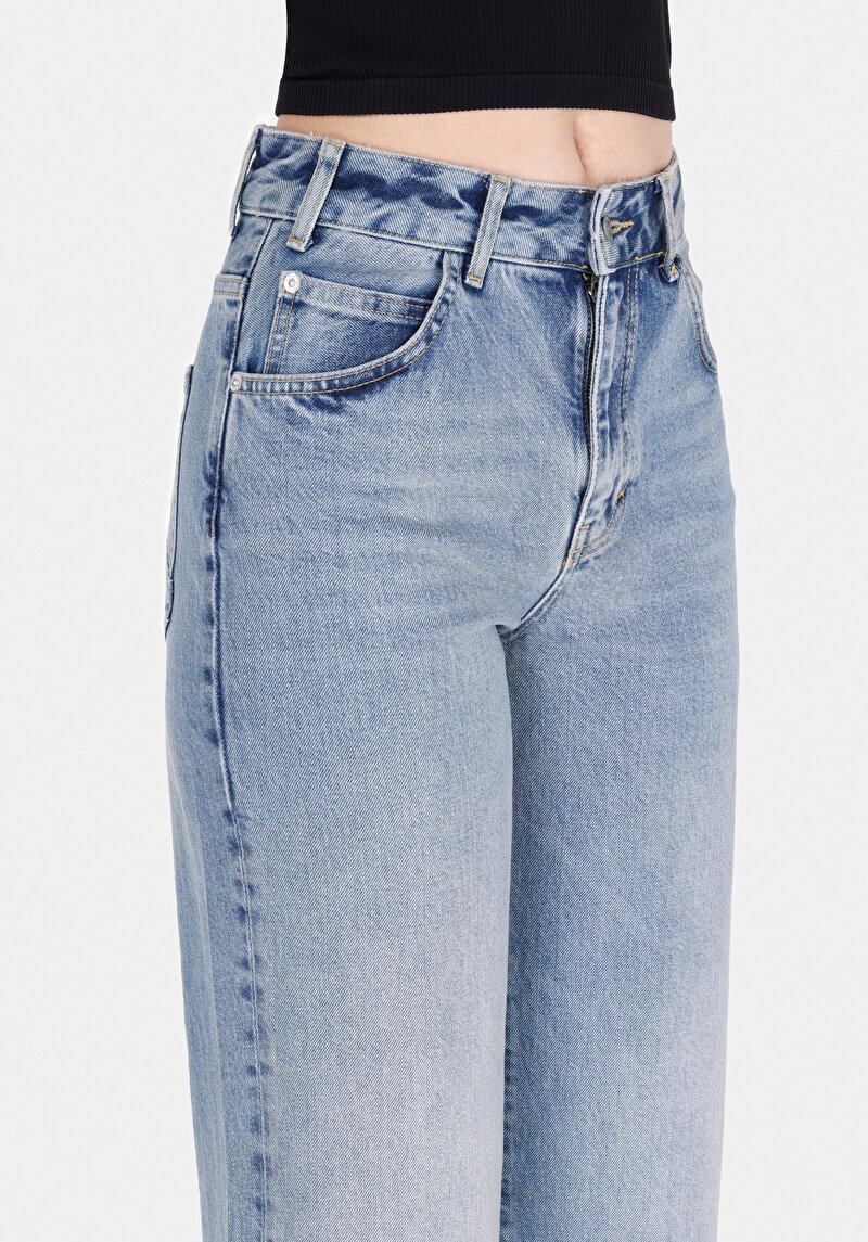 Regular Fit   Kadın Denim Jean Pantolon