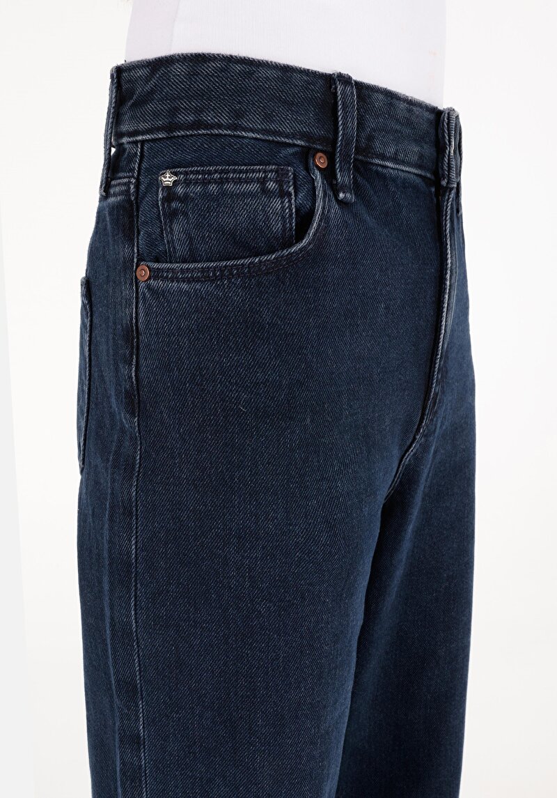 Regular Fit   Kadın Koyu İndigo Jean Pantolon