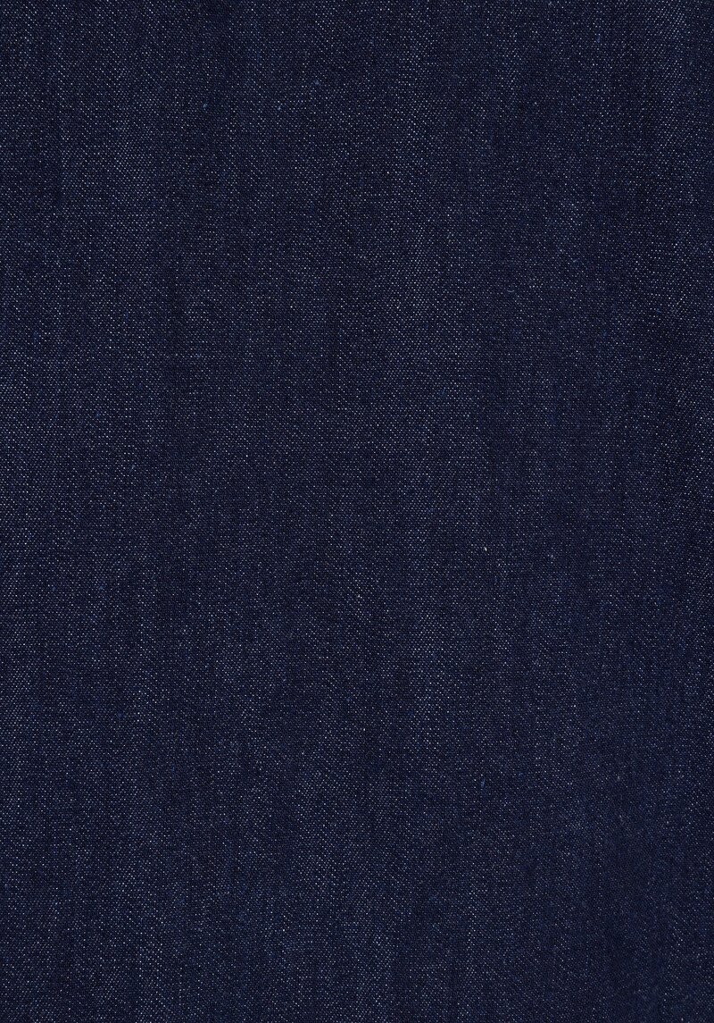 Regular Fit Klasik Yaka  Erkek Mavi Uzun Kol Gömlek