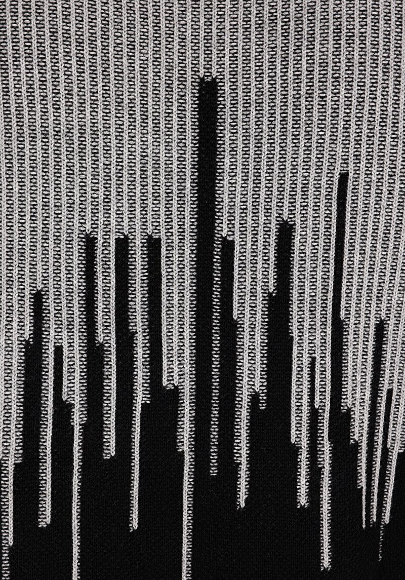 Regular Fit Pamuklu Yuvarlak Yaka Erkek Siyah Kazak