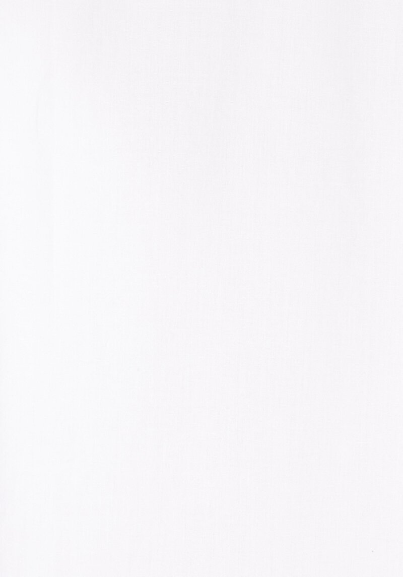 Relax Fit Shirt Neck  Kadın Beyaz Uzun Kol Gömlek