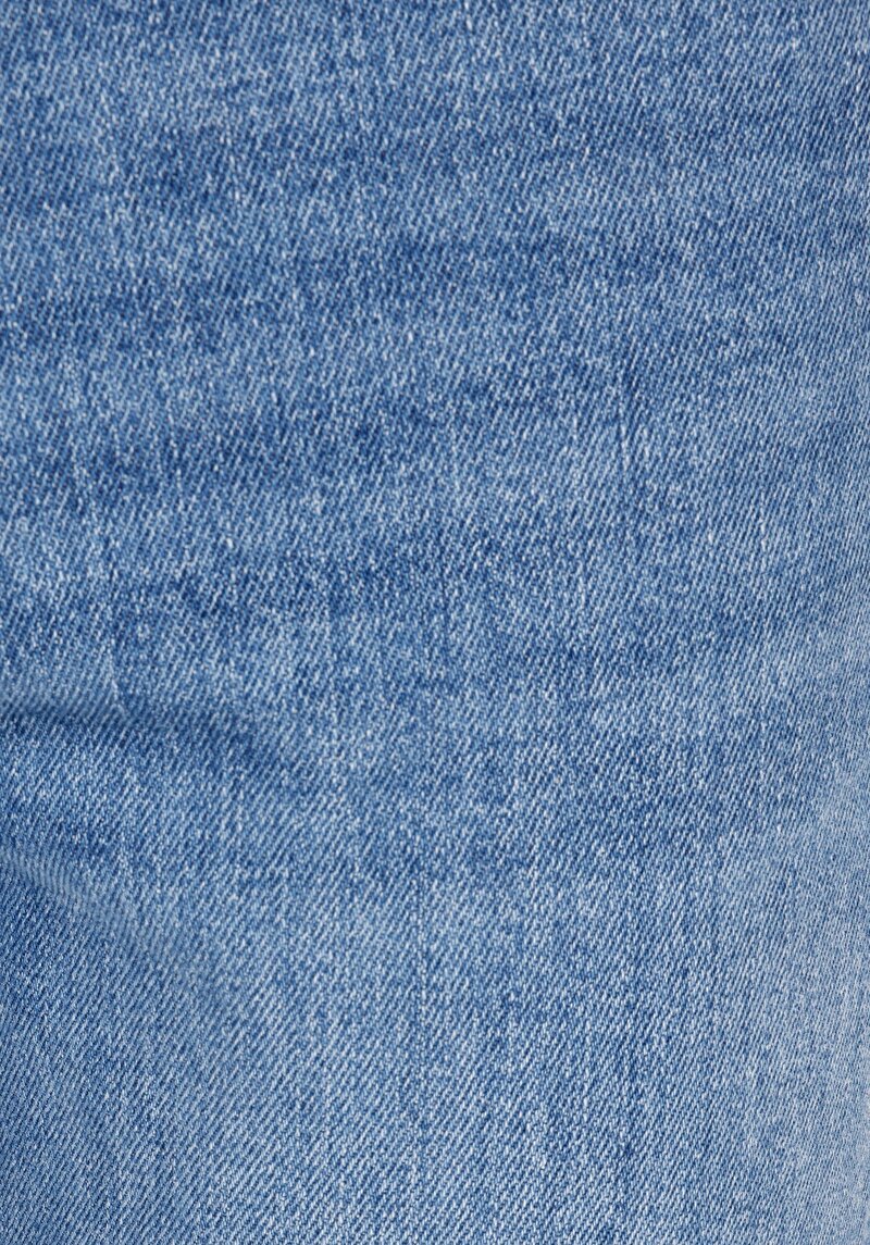 Regular Fit Orta Bel Daralan Paça Erkek İndigo Jean Pantolon