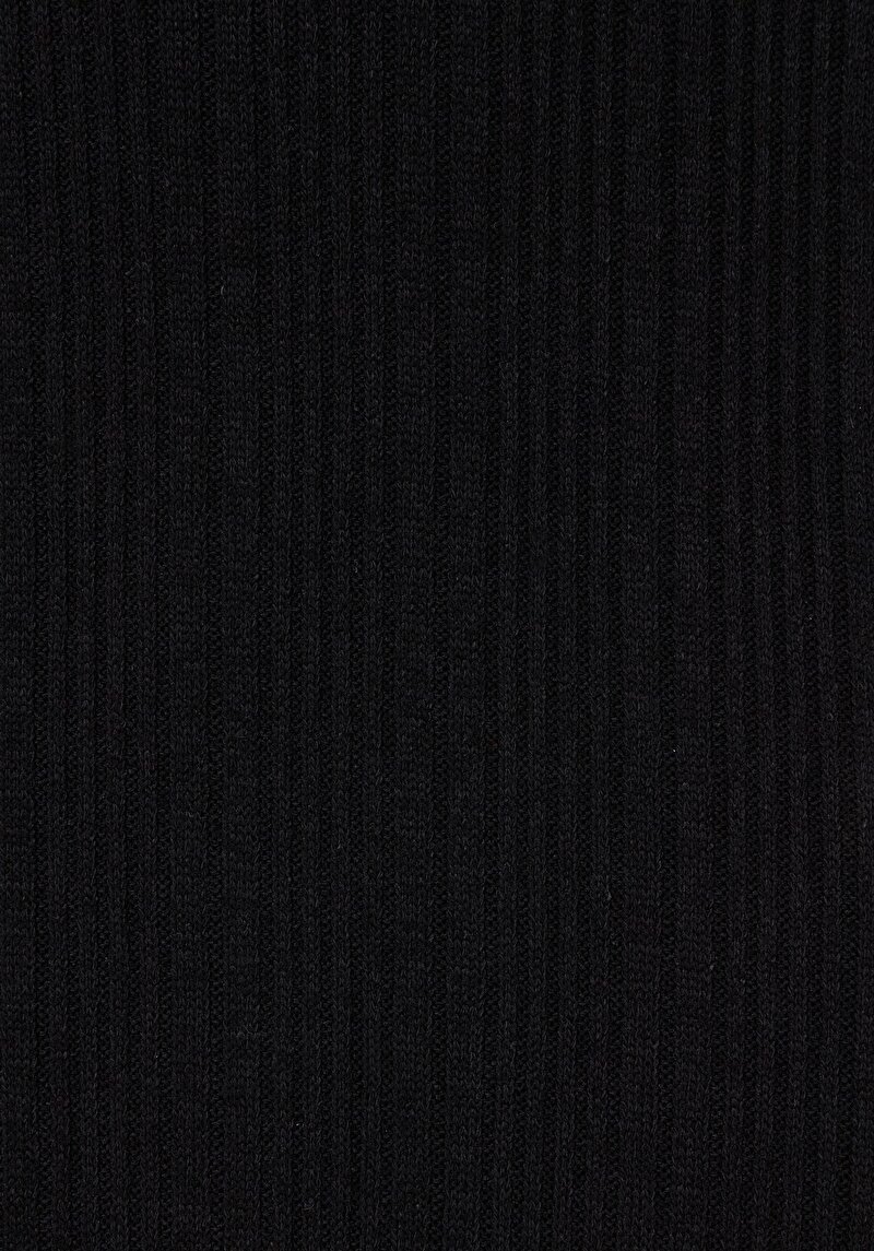 Slim Fit Cepsiz Kadın Siyah Etek