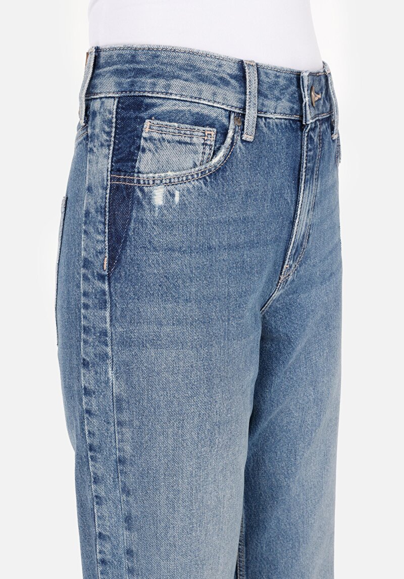Straight Fit   Kadın Denim Jean Pantolon