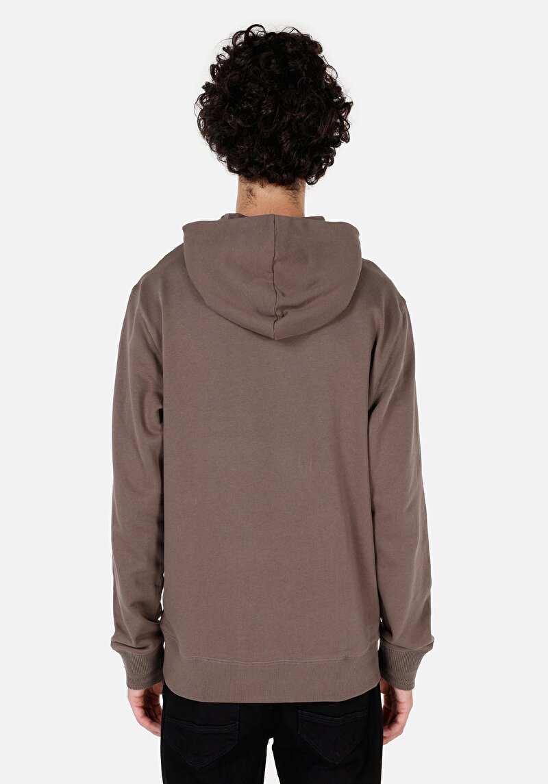 Regular Fit Erkek Kahverengi Sweatshirt