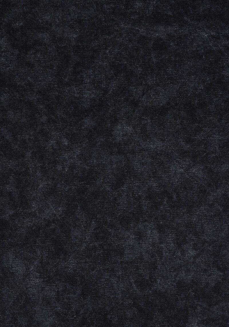 Slim Fit Yuvarlak Yaka Baskılı Kadın Antrasit Kısa Kol Tişört