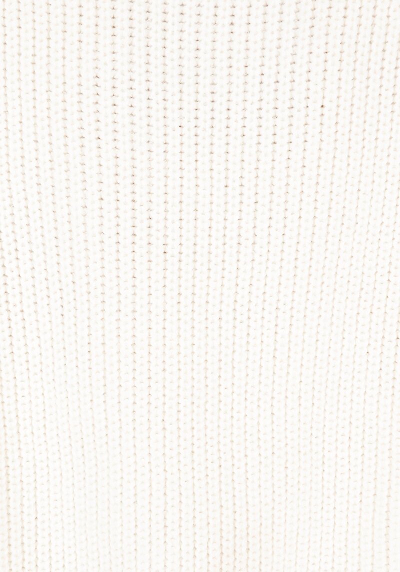 Regular Fit Yuvarlak Yaka Kadın Ekru Triko Kazak