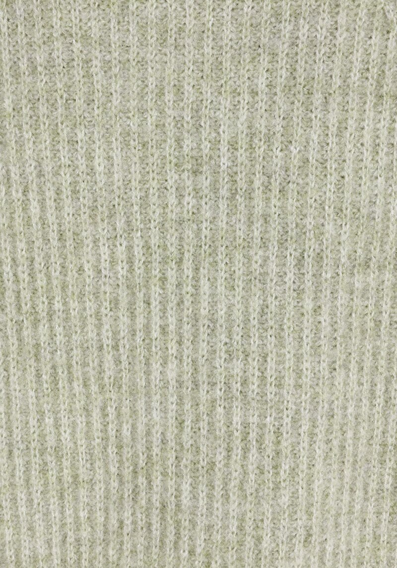 Regular Fit Yuvarlak Yaka Kadın Yeşil Triko Kazak