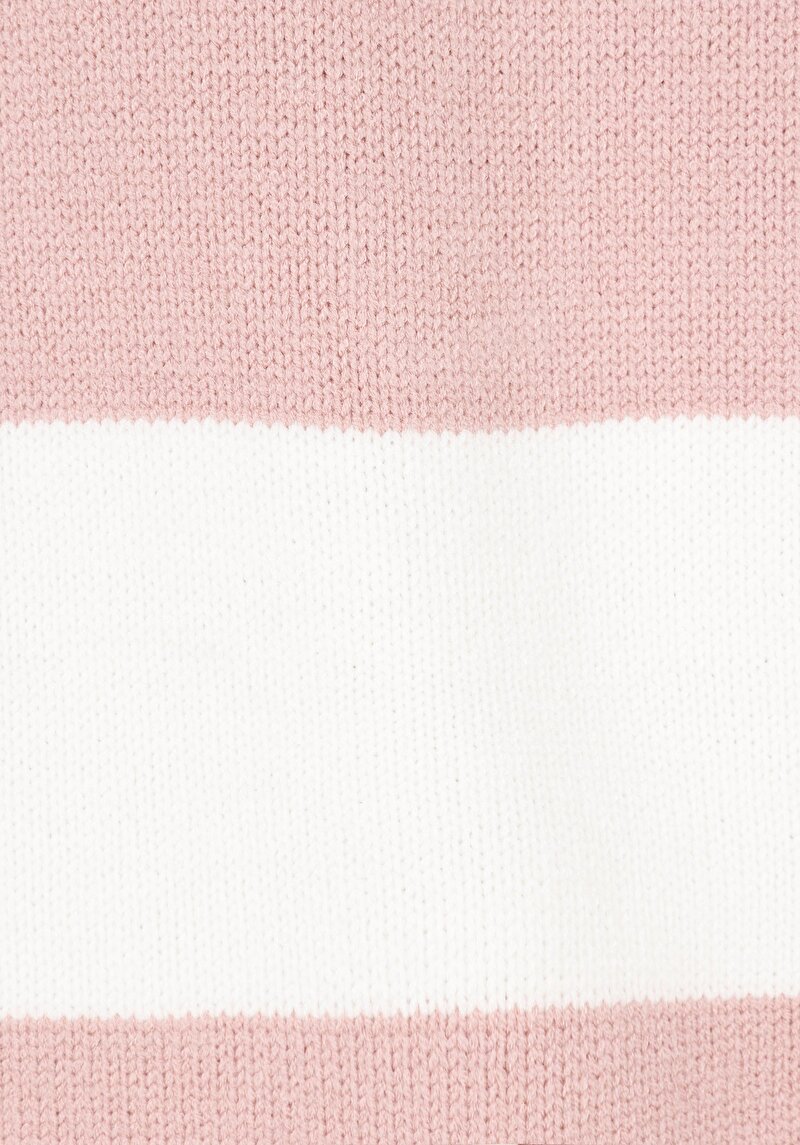 Slim Fit Polo Yaka  Kadın Pembe Kazak