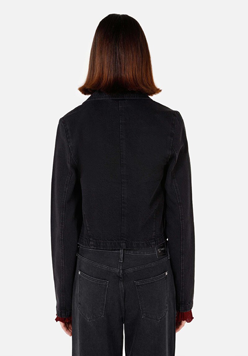 Slim Fit    Kadın Mavi Ceket