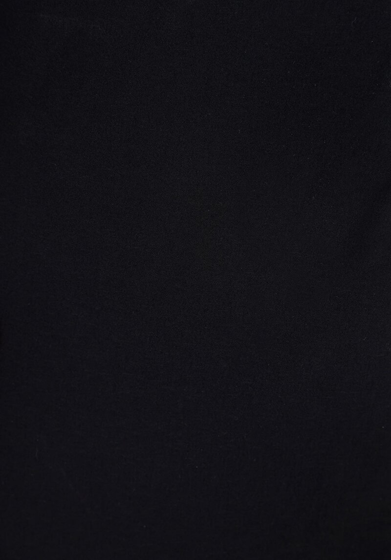 Slim Fit Orta Bel Lastikli Paça Erkek Siyah  Pantolon