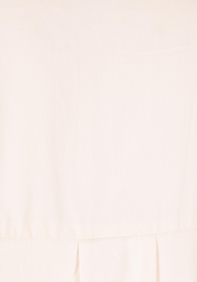 Relaxed Fit Shirt Neck    Kadın Ekru Gömlek