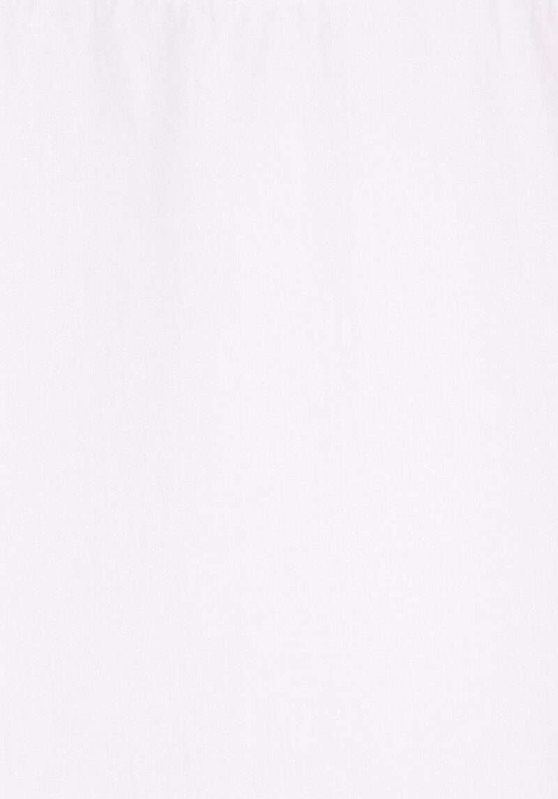 Relaxed Fit Shirt Neck  Kadın Beyaz Uzun Kol Gömlek