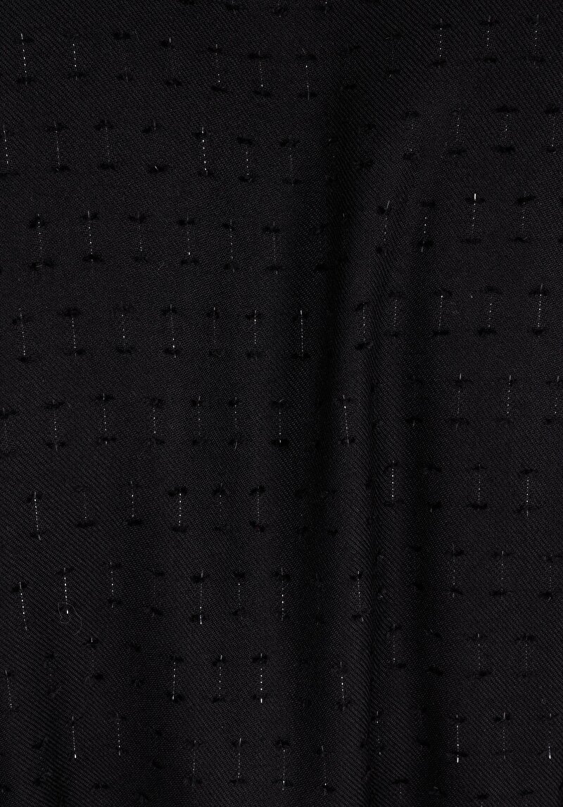 Regular Fit  Kadın Siyah  Elbise