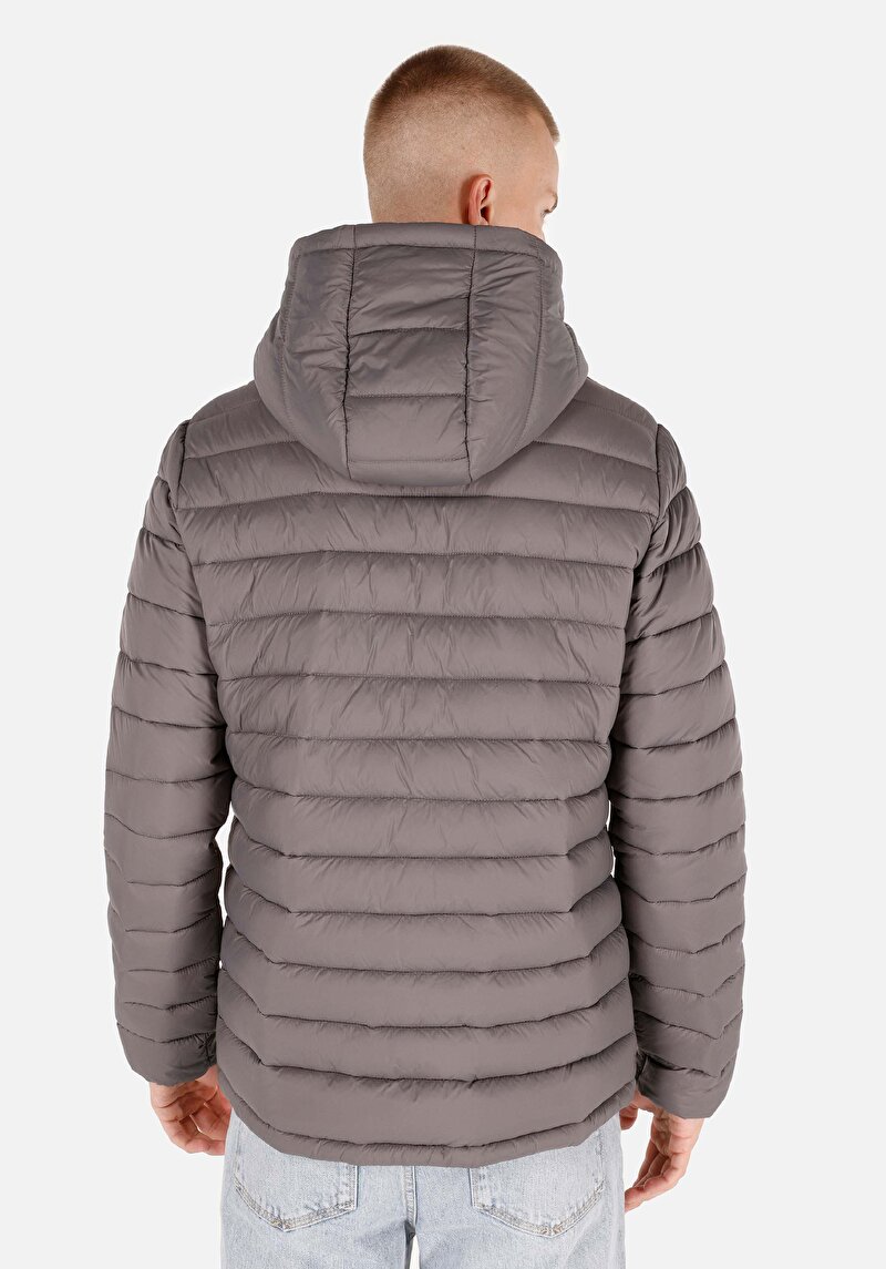 Slim Fit Erkek Gri Mont