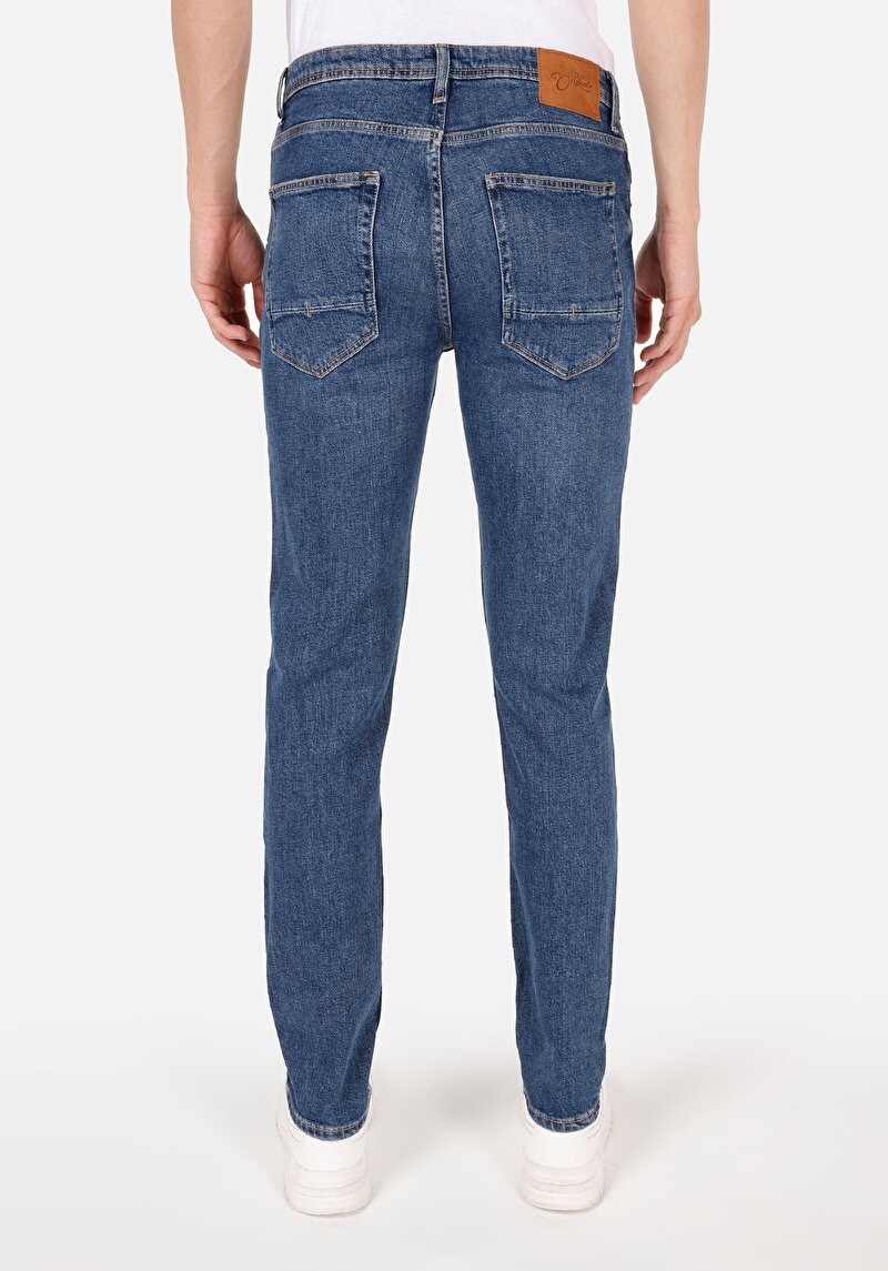 Straight Fit Erkek Siyah Jean Pantolon