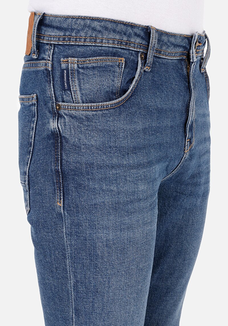 Straight Fit   Erkek Siyah Jean Pantolon