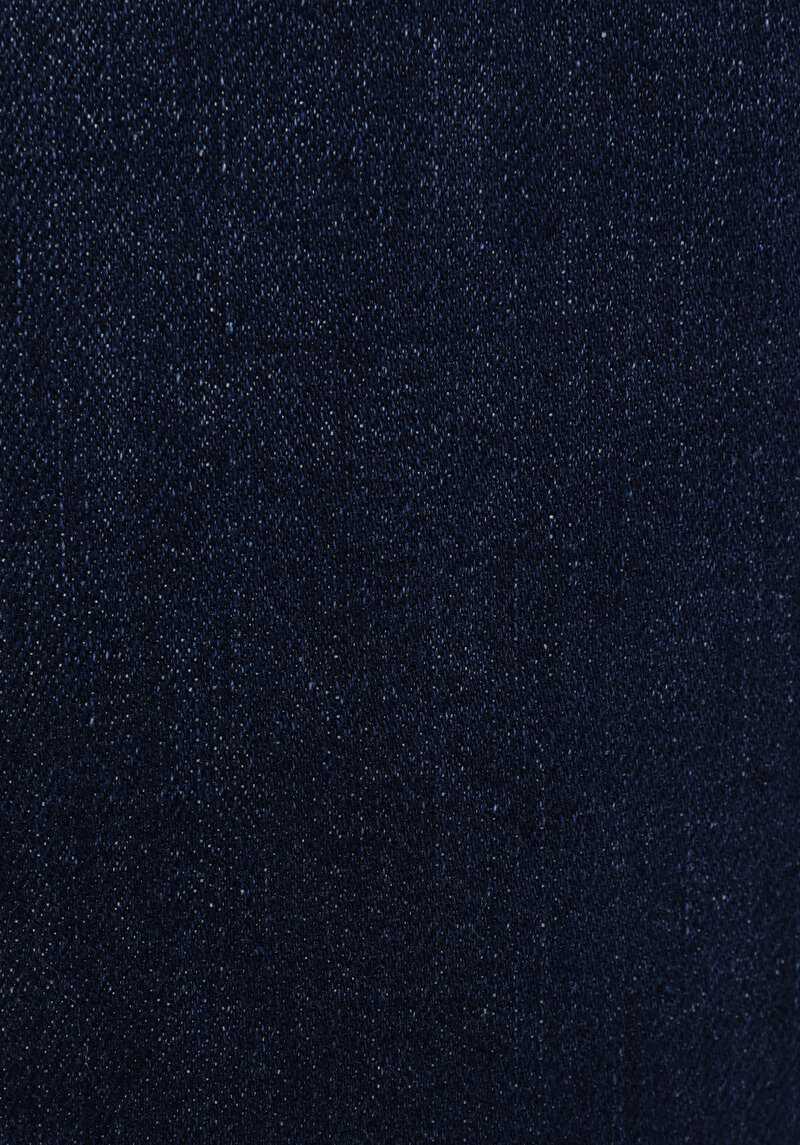 Straight Fit Düşük Bel Düz Paça Erkek Koyu İndigo Jean Pantolon