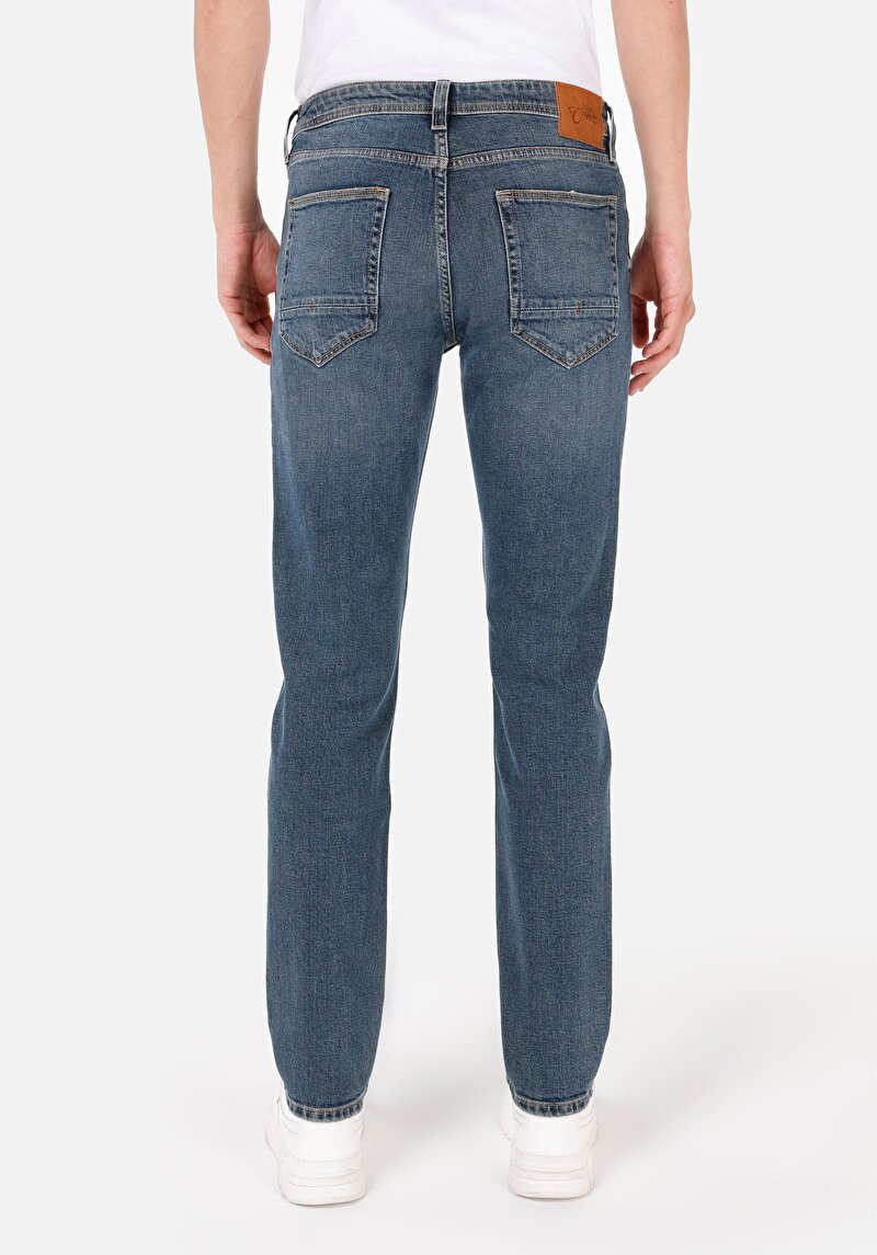 Straight Fit Erkek Siyah Jean Pantolon