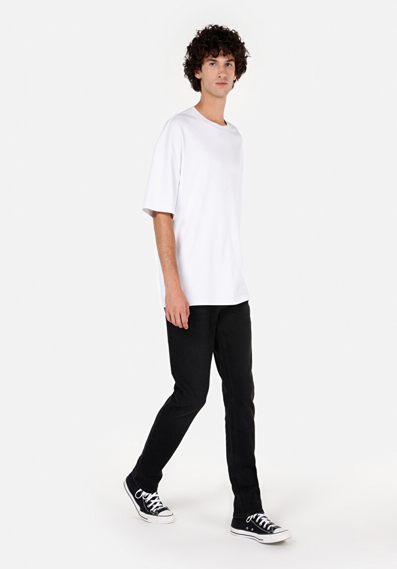 Straight Fit Erkek Denim Jean Pantolon