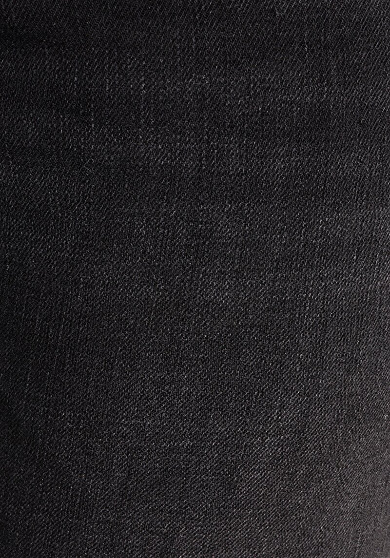 Slim Fit   Erkek Siyah Jean Pantolon