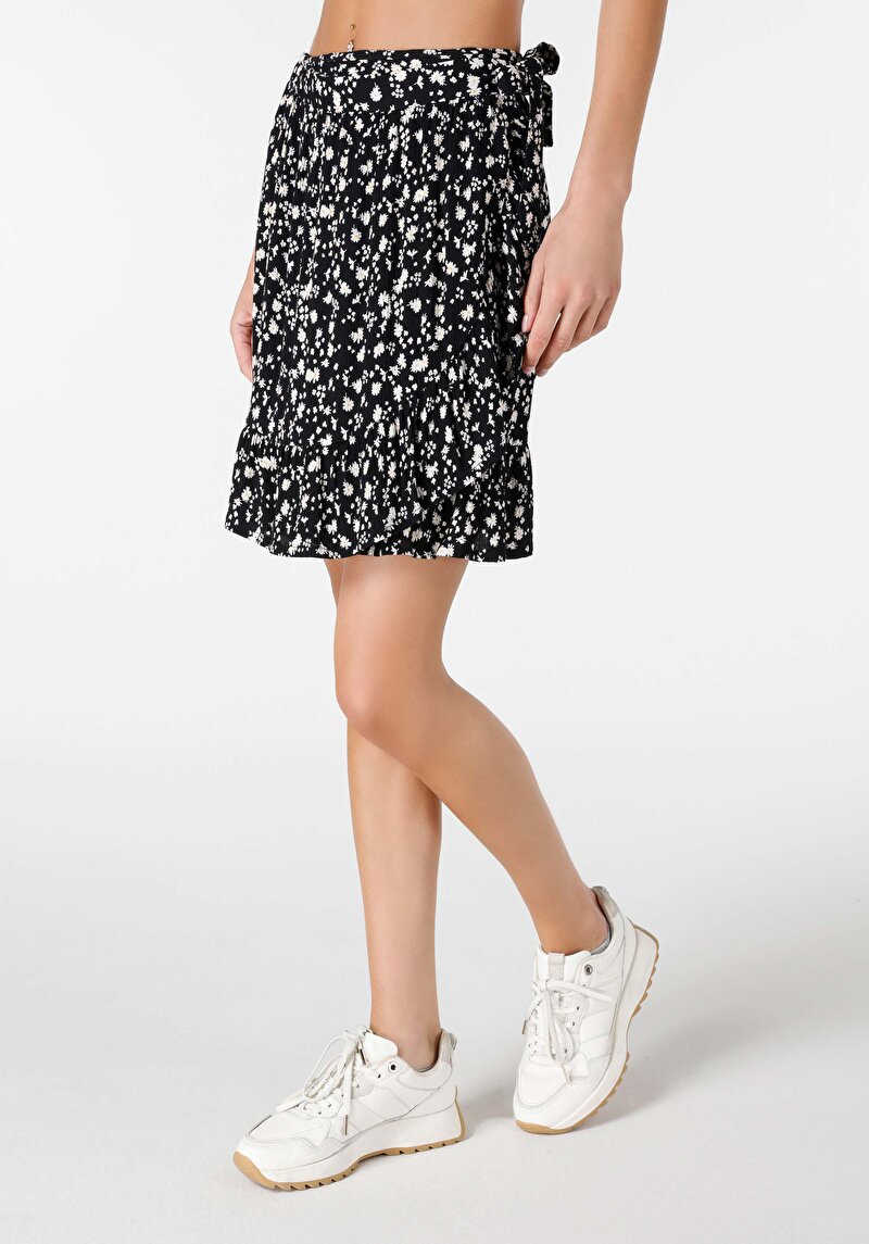 Mini Kadın Siyah Etek